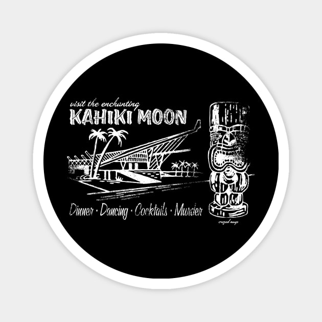 Kahiki Moon Magnet by The Crazed Mugs